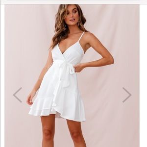 Brand New Selfie Leslie Faux Wrap Dress